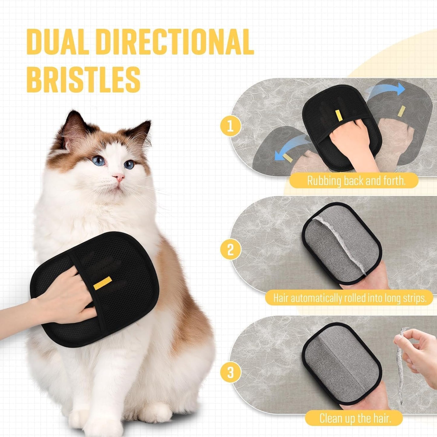 Pet Hair Magic Gloves™