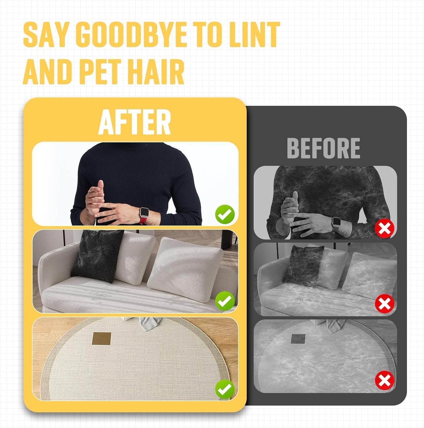 Pet Hair Magic Gloves™